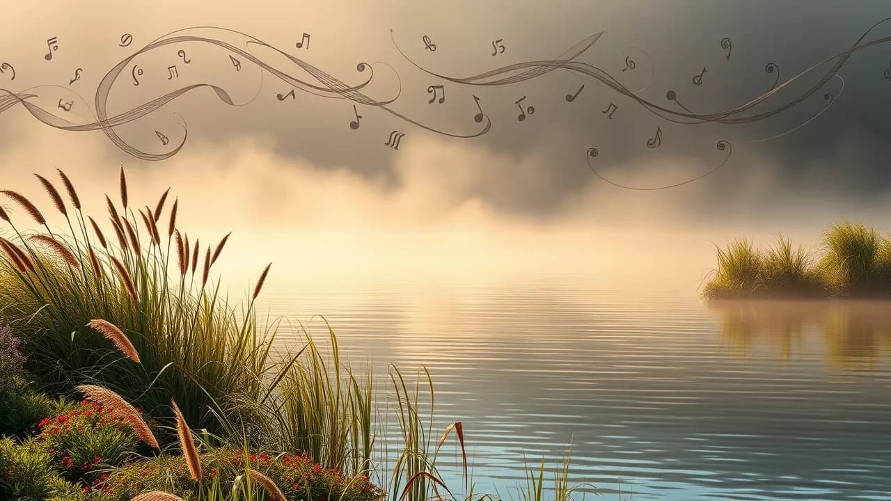 Depiction of a forest fragrance