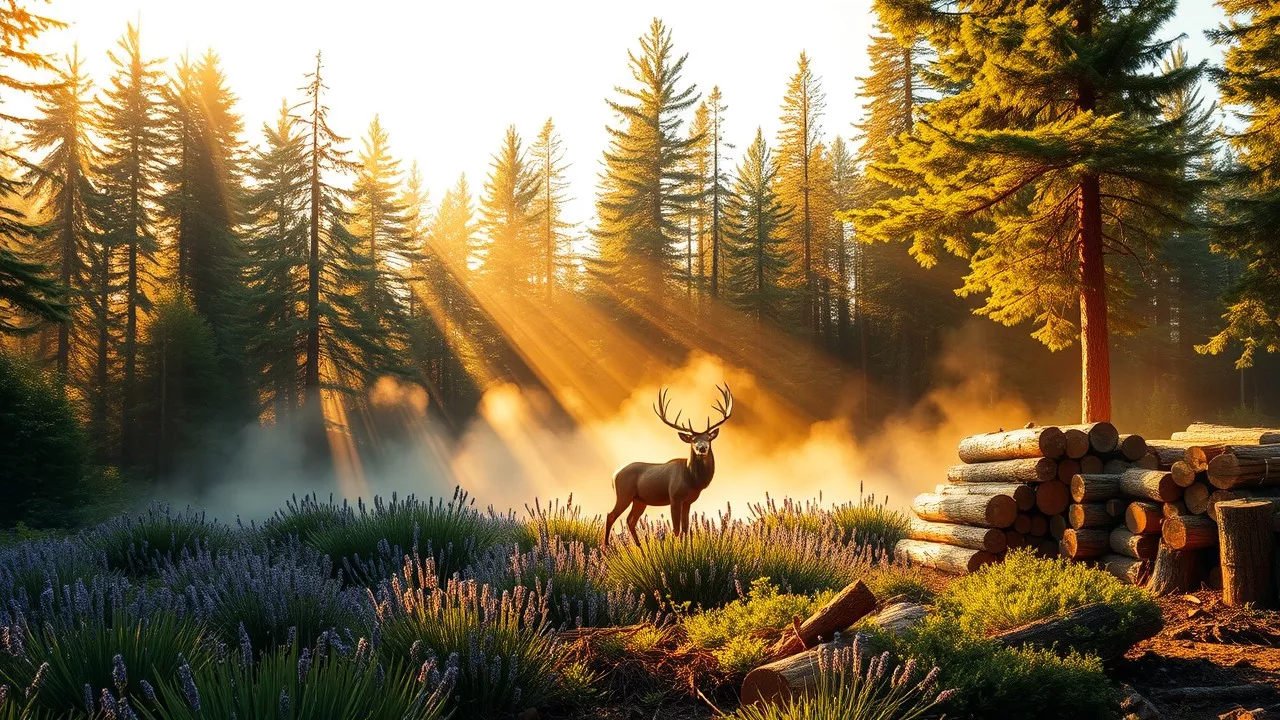 Depiction of a Forest scent